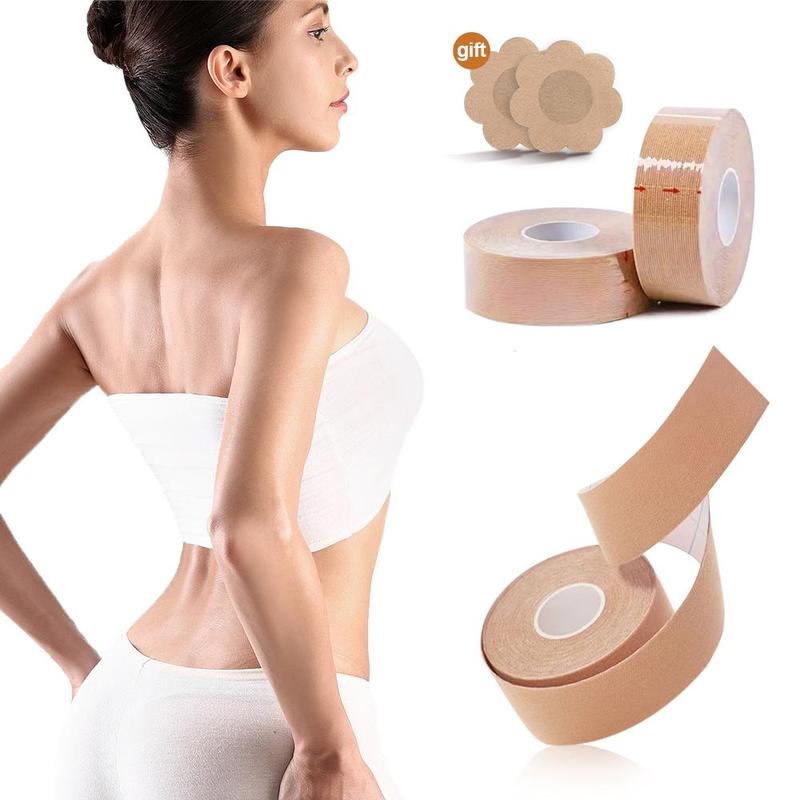 Breast Lift Tape, 1 Set Self Adhesive Breast Lift Tape & Chest Sticker, Breast Lift Tape for Women, Sports Tape for Women, Sports & Outdoor Accessories