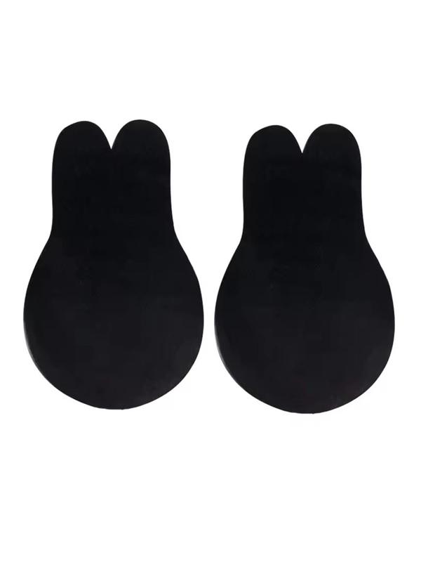 1 Pair Cute Rabbit Ear Shaped Self-adhesive Breast Lift Tape, Invisible Breathable Anti-sagging Nipple Cover, Women's Lingerie Accessories for Daily Wear