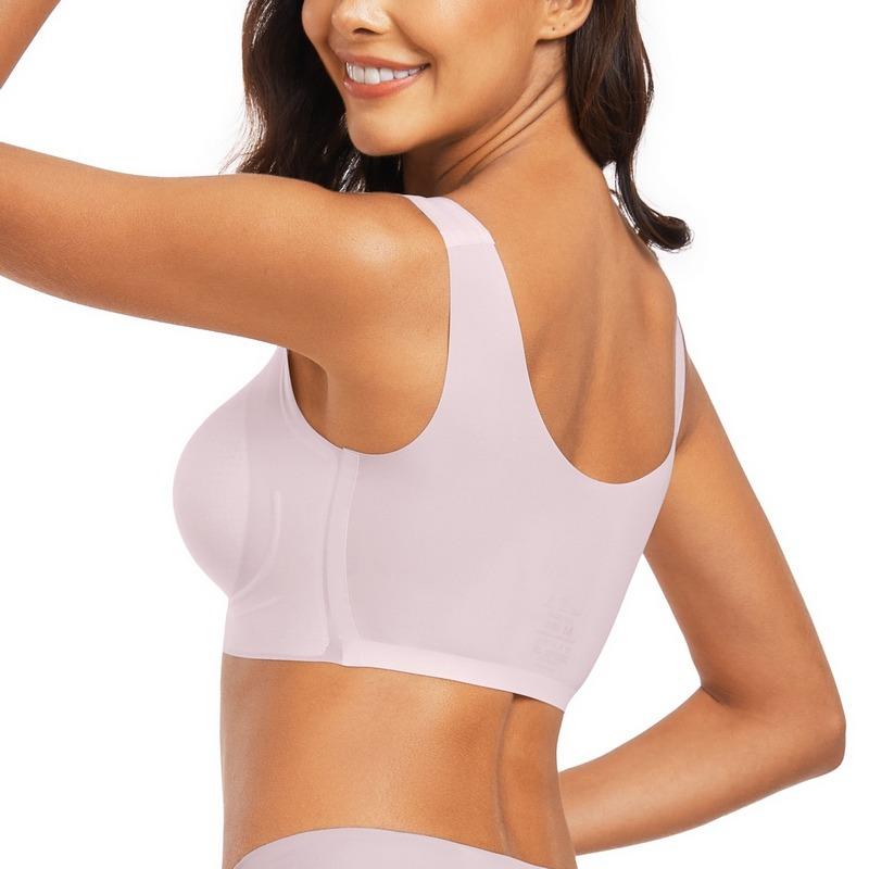 OEAK Womens Pullover Bras No Underwire Seamless Summer Bras Scalloped Everyday Bra Comfortable Full Coverage T Shirt Bra