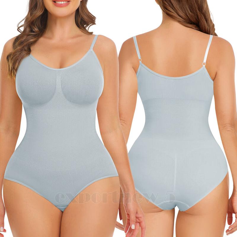 Women Seamless Covered Bust Jumpsuit Thong Bodysuit Plus Size Comfort Tummy Control Shapewear Womenswear Breathable Hip