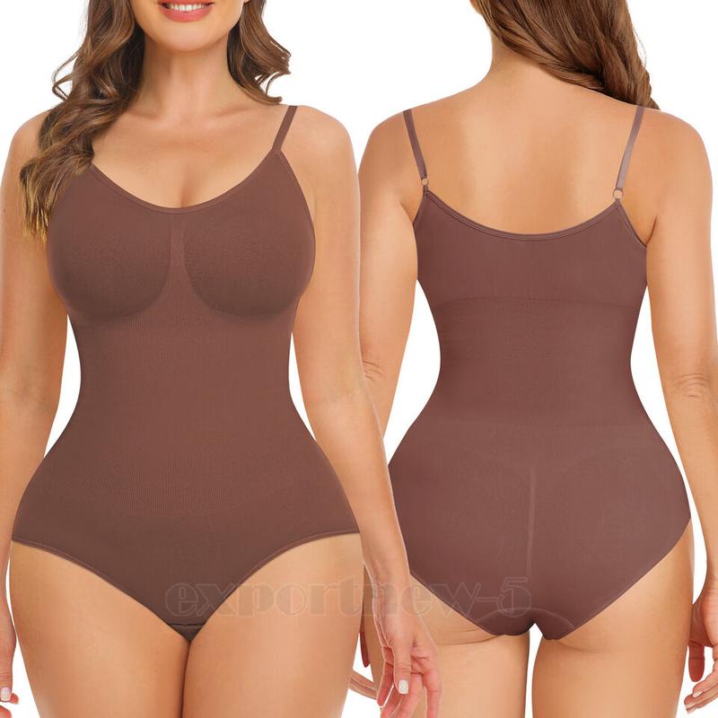 Women Seamless Covered Bust Jumpsuit Thong Bodysuit Plus Size Comfort Tummy Control Shapewear Womenswear Breathable Hip