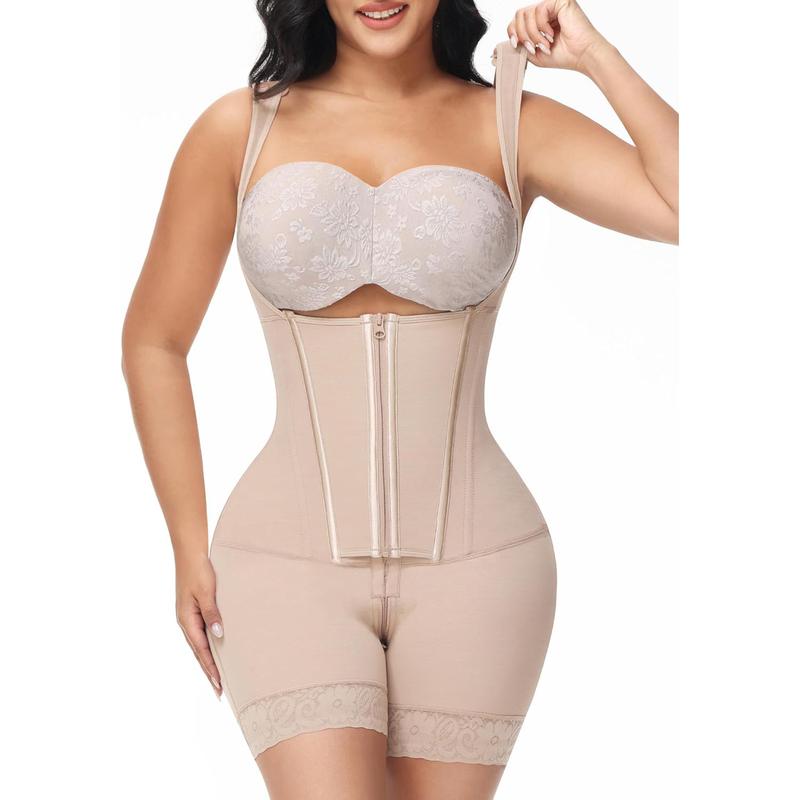 WISHSER Fajas Colombianas Shapewear for Women Daily Wear Girdles Comfortable Bodysuit Belt Underwear