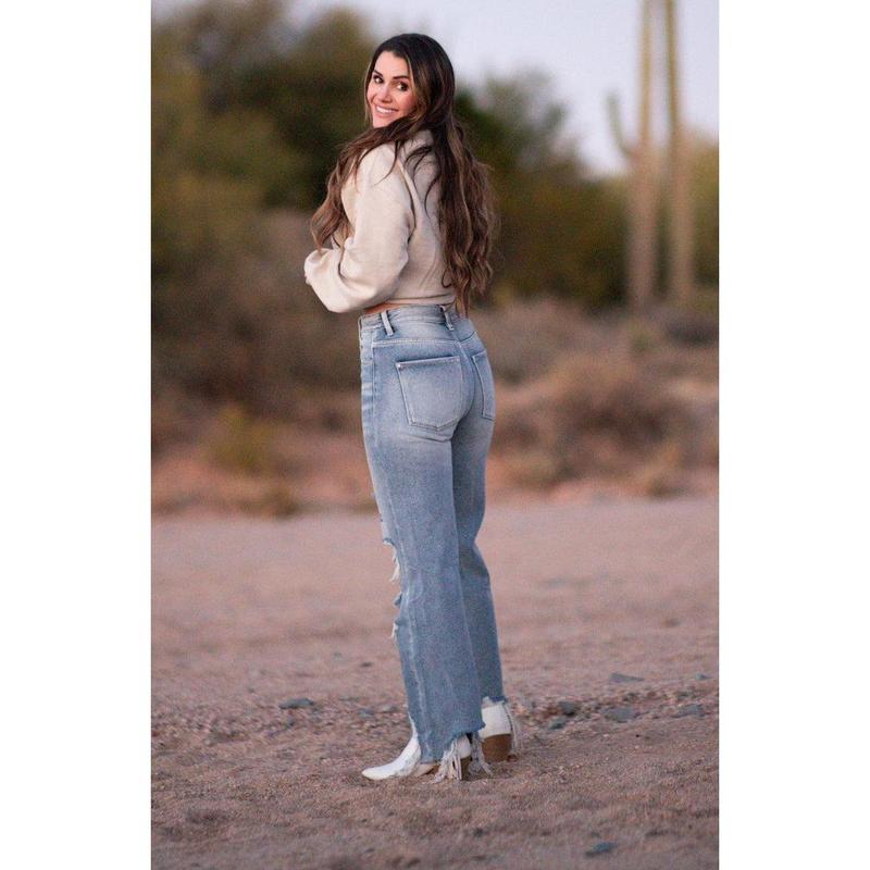 Let’s Go Vintage Cropped Jeans