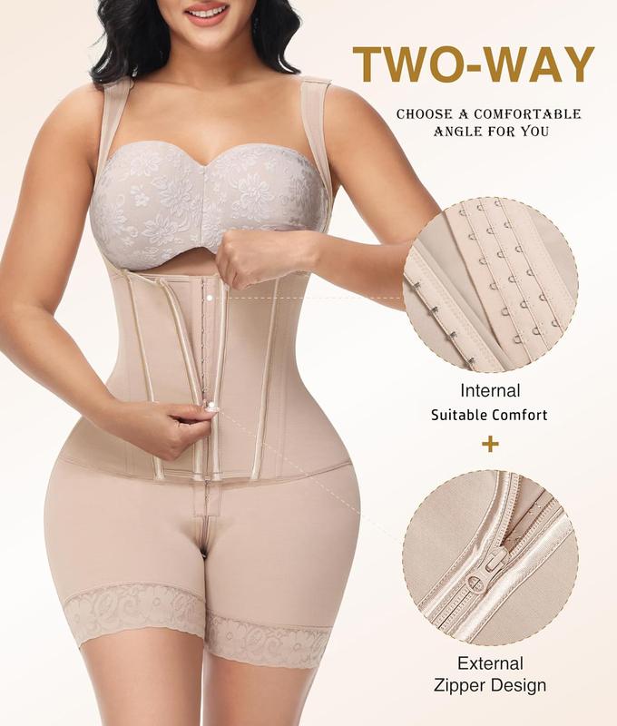 WISHSER Fajas Colombianas Shapewear for Women Daily Wear Girdles Comfortable Bodysuit Belt Underwear