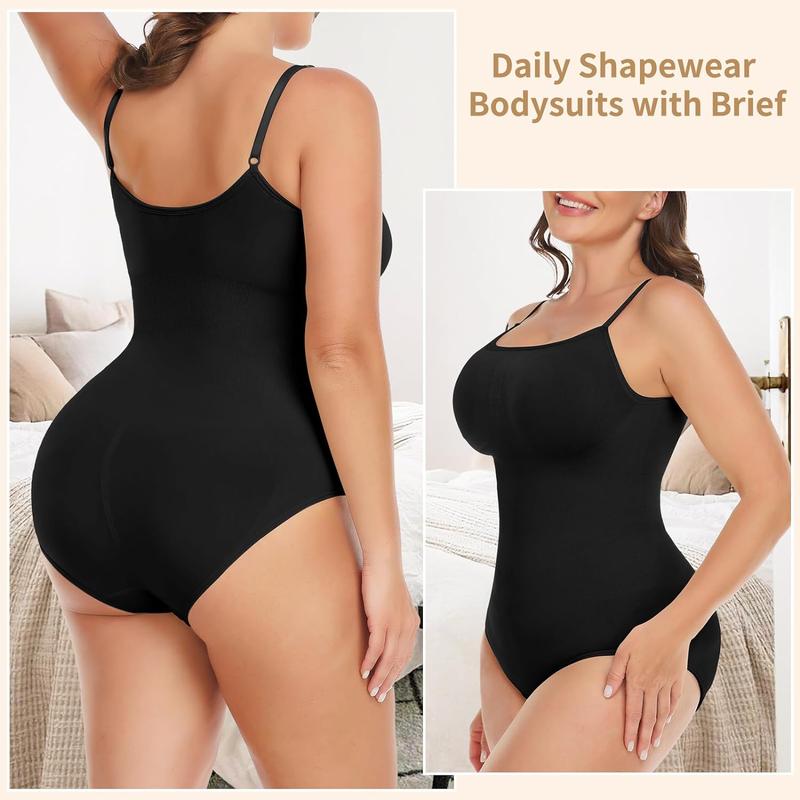 Women Seamless Covered Bust Jumpsuit Thong Bodysuit Plus Size Comfort Tummy Control Shapewear Womenswear Breathable Hip