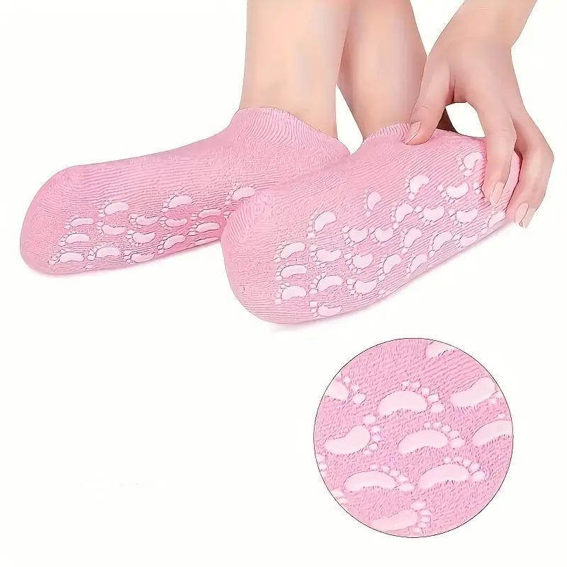 Moisturizing Sock, 1 Count Gel Lining Infused with Essential Oil, Best For Repairing Soften Dry Cracked Foot Skin