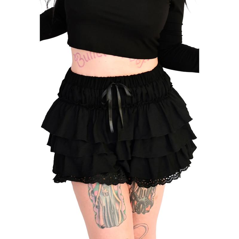 Black Ruffle Bloomers - Restocking soon! Sign up for notifications!