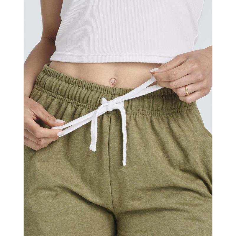 Real Essentials 3 Pack: Women’s Cotton French Terry Shorts Pockets - Casual Athletic Lounge (Available in Plus)