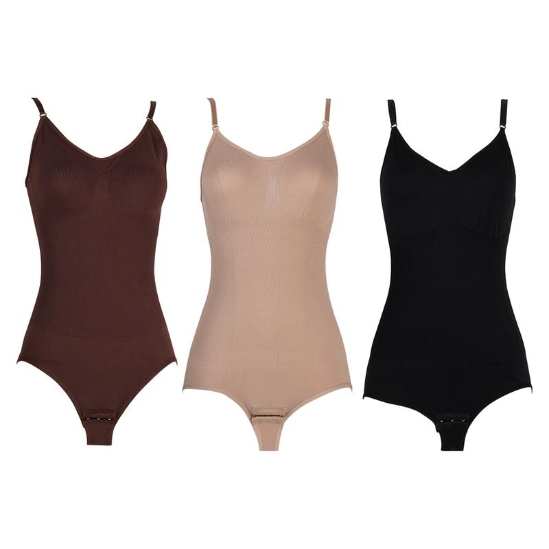 Women's Shapewear Bodysuit Tummy Control Body Shaper Seamless Compression Shaping Bodysuit Snatch Slimming Body Shape