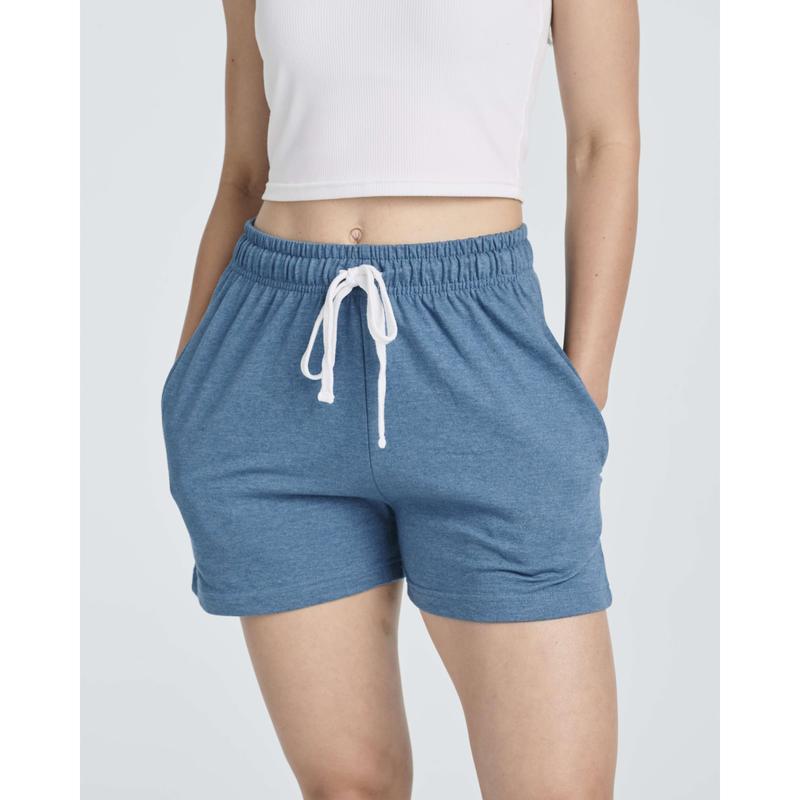 Real Essentials 3 Pack: Women’s Cotton French Terry Shorts Pockets - Casual Athletic Lounge (Available in Plus)