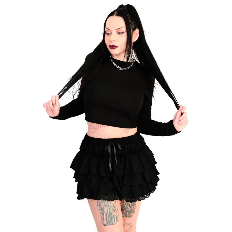 Black Ruffle Bloomers - Restocking soon! Sign up for notifications!