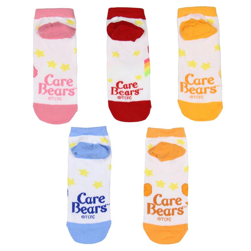 Care Bears Socks Women's 5-Pack Care Bear Personalities Mix and Match Adult No-Show Ankle Socks