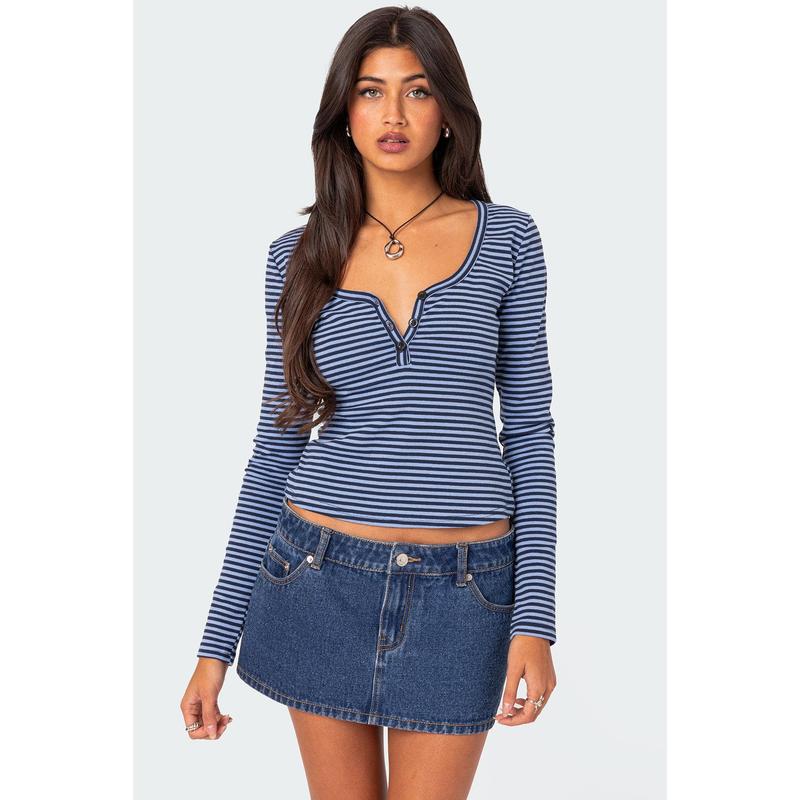 Jocelyn Striped Top