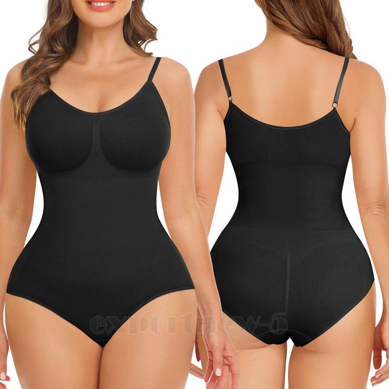 Women Seamless Covered Bust Jumpsuit Thong Bodysuit Plus Size Comfort Tummy Control Shapewear Womenswear Breathable Hip