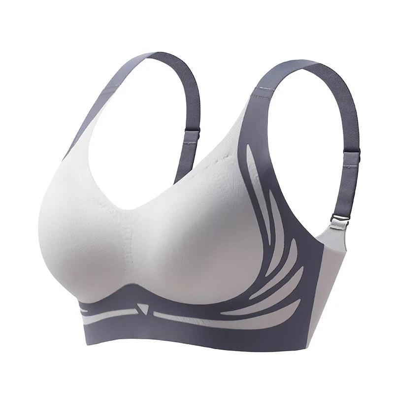 Lifting Anti-Sagging Wireless Push-up Bra Armpit Fat Control Anti-Slipping U Shaped Back Soft