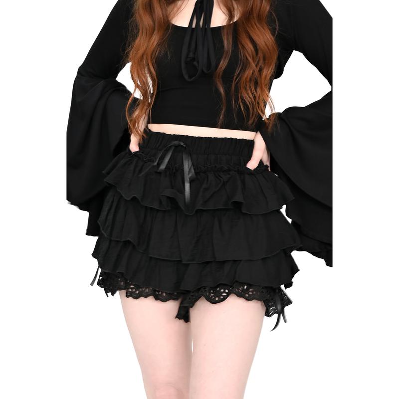 Black Ruffle Bloomers - Restocking soon! Sign up for notifications!