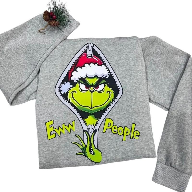 Eww People Grinchmas Christmas Sweatshirt T-Shirt, Funny Christmas Tee, Family Match Movie Shirt, Best Christmas Gift Ideas, Gift For Him, Gift For Her