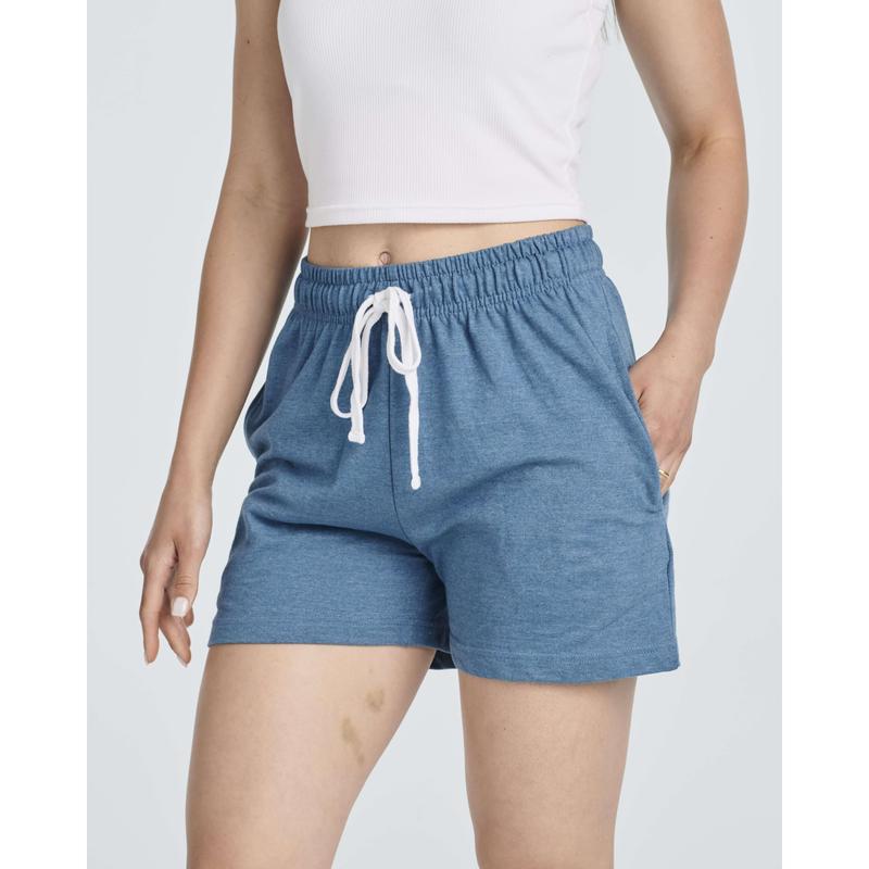 Real Essentials 3 Pack: Women’s Cotton French Terry Shorts Pockets - Casual Athletic Lounge (Available in Plus)