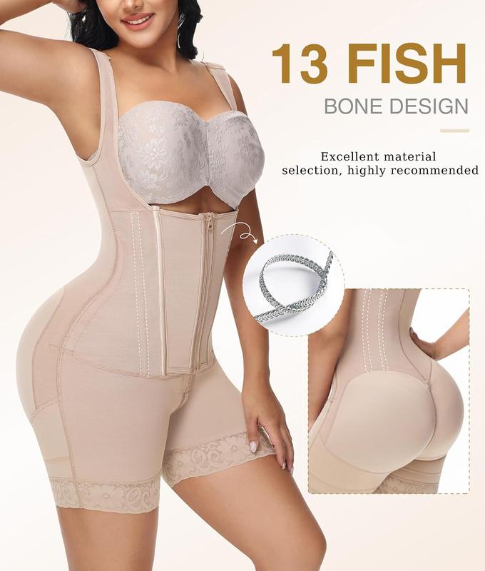 WISHSER Fajas Colombianas Shapewear for Women Daily Wear Girdles Comfortable Bodysuit Belt Underwear