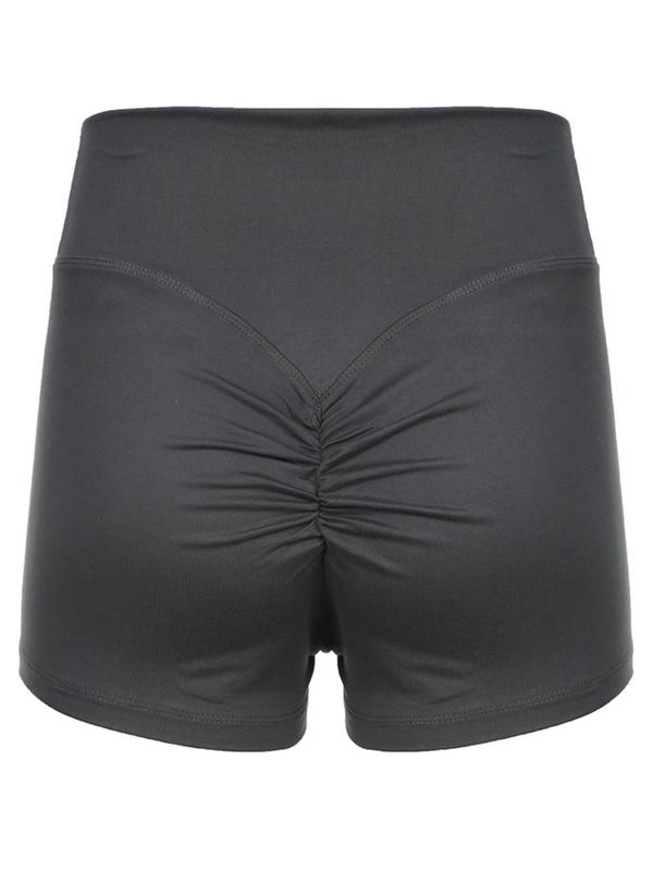 Women's Solid Drop Waist Shorts, Casual Comfy Breathable Skinny Shorts for Daily Wear, Ladies Bottoms for All Seasons