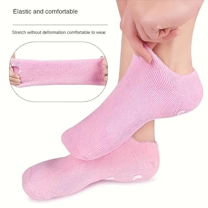 Moisturizing Sock, 1 Count Gel Lining Infused with Essential Oil, Best For Repairing Soften Dry Cracked Foot Skin