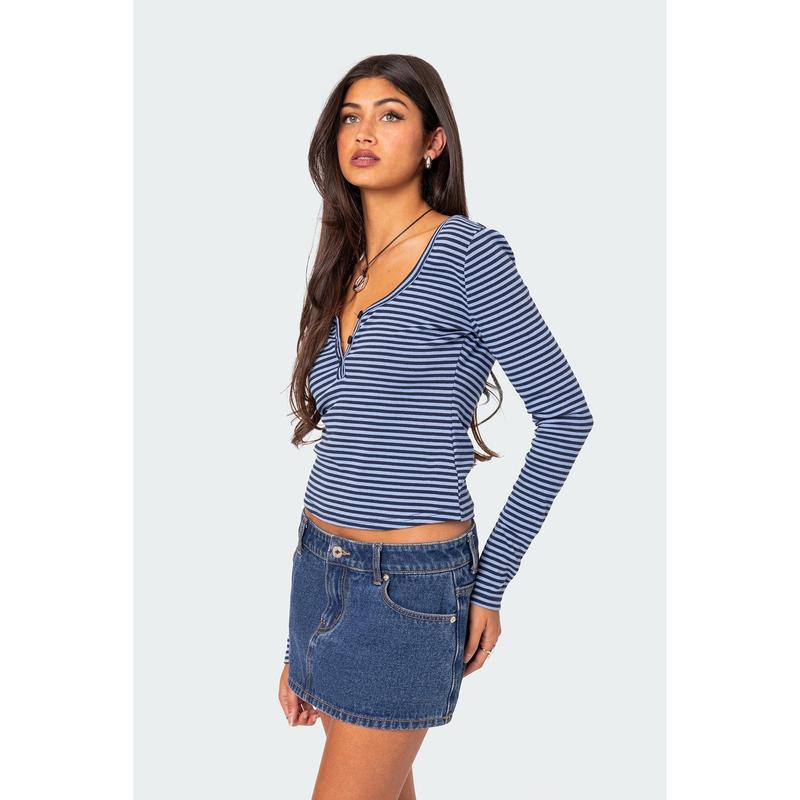 Jocelyn Striped Top