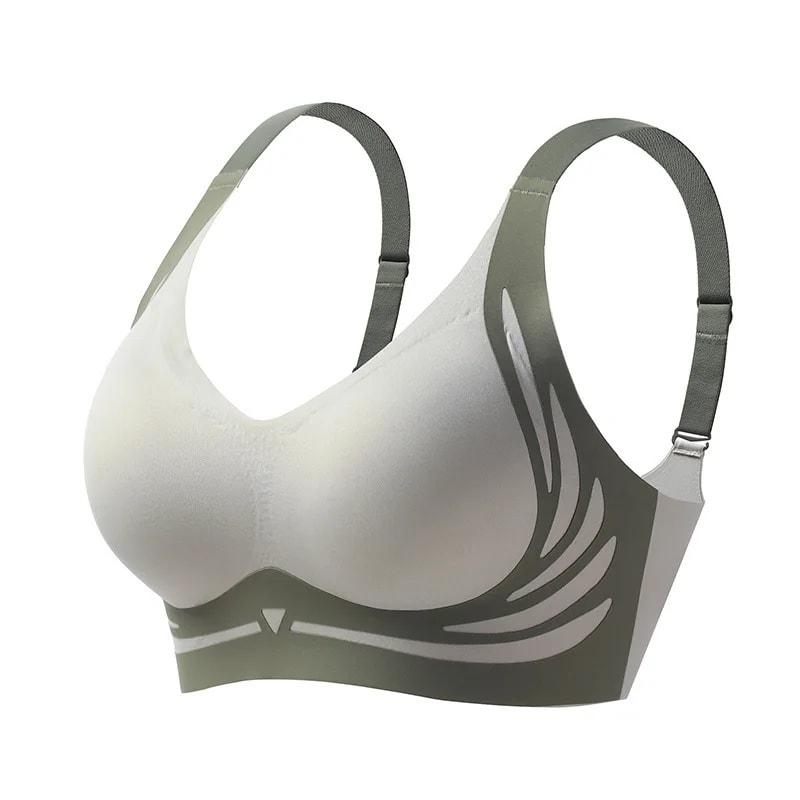 Lifting Anti-Sagging Wireless Push-up Bra Armpit Fat Control Anti-Slipping U Shaped Back Soft