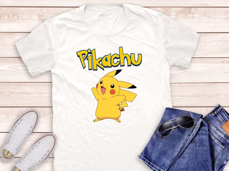 Detective Pikachu Shirt, Pokemon Shirt, Pikachu Family Matching T-shirts, Gift for Kids, Pokémon Matching Shirt