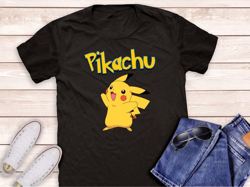 Detective Pikachu Shirt, Pokemon Shirt, Pikachu Family Matching T-shirts, Gift for Kids, Pokémon Matching Shirt