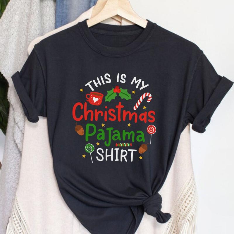 Christmas Shirt, This Is My Christmas Pajama Shirt, Family Christmas 2024 T-shirt, Matching Shirt