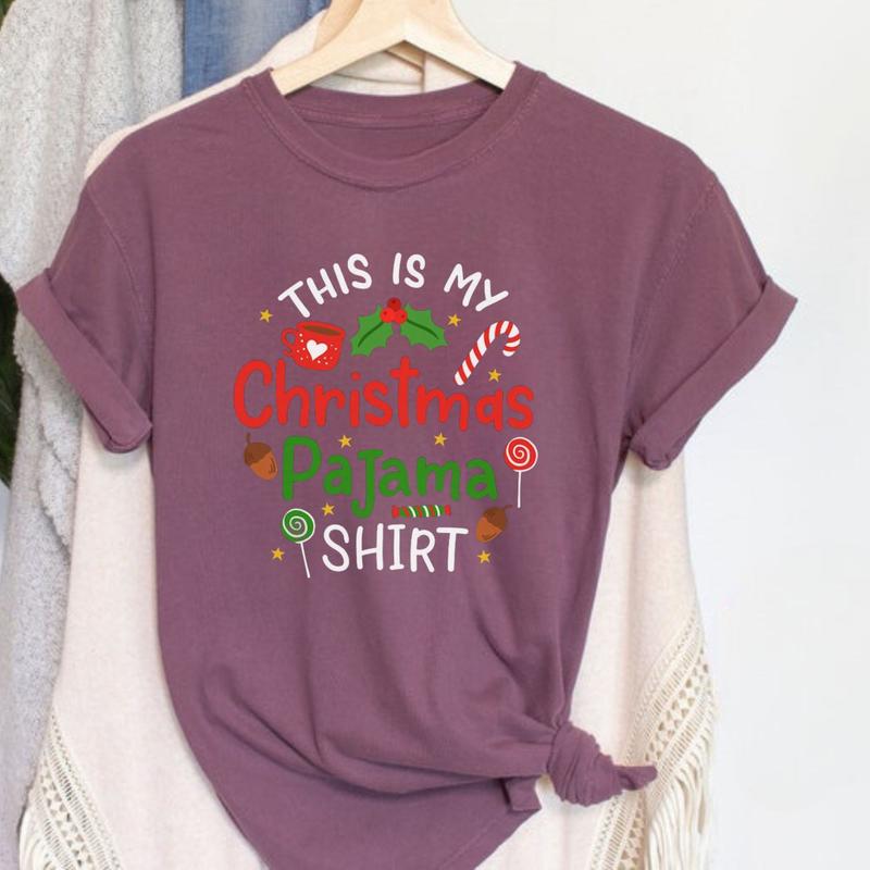 Christmas Shirt, This Is My Christmas Pajama Shirt, Family Christmas 2024 T-shirt, Matching Shirt