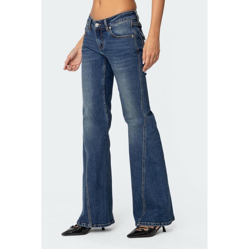 Colton Boot Cut Low Rise Jeans