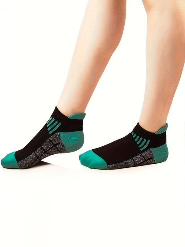 Women's Colorblock Ankle Socks, Casual Moisture Wicking Low Cut Socks, Soft Comfy Breathable Socks for All Seasons Daily Wear