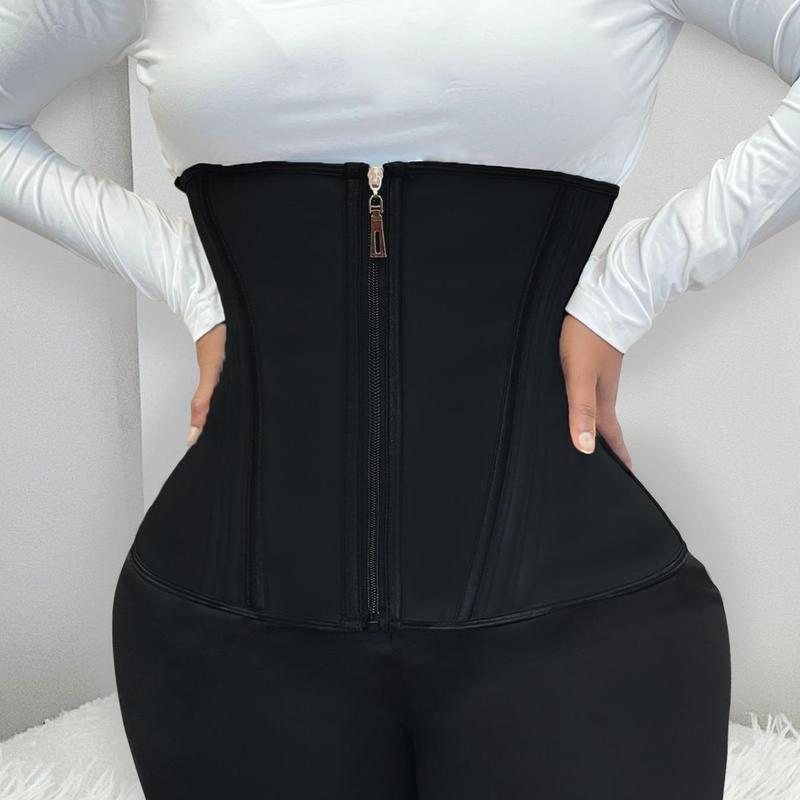 Summer Women's Basic Hook & Eye Design Compression Waist Shaperwear Belt, Fitness Equipment, (Recommended to Buy a Size Up If There's a Fuller Belly, Waist Or Hips）