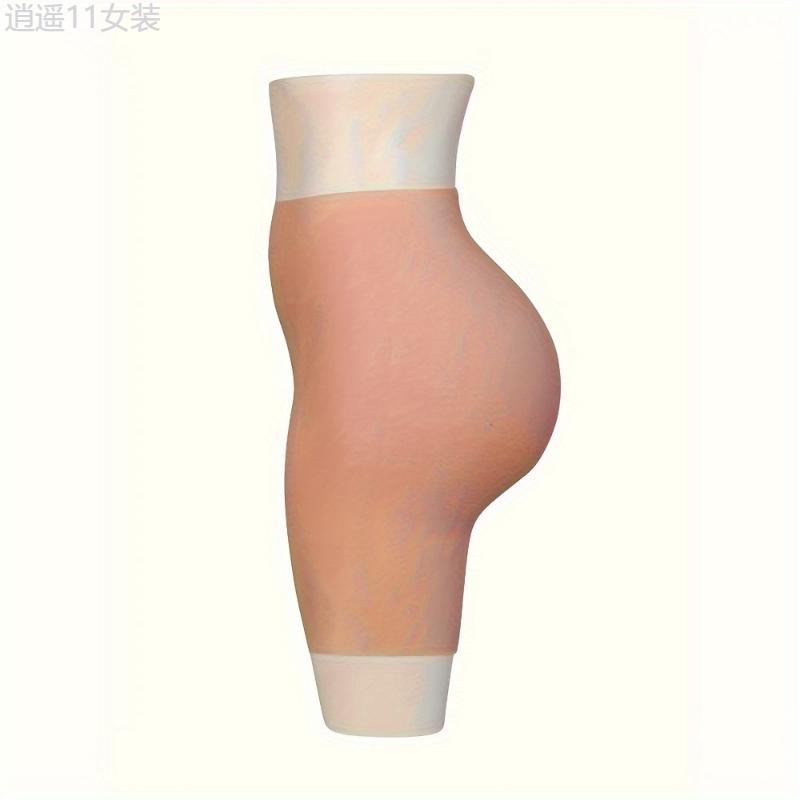 Silicone Butt Lifting Shapewear Pants for Women - Enhance Your Curves, Nude Color, Hand Washable Womenswear Fabric