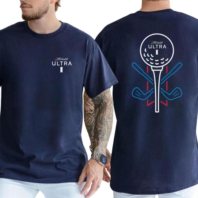 Michelob Ultra Golf T-shirt, 2 side Unisex Clothing Choices,  Full size, Full color ,  Gift for mother