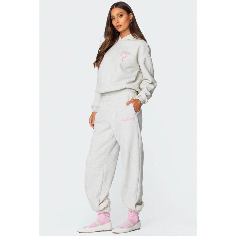 Sasha Bow Detail Sweatpants