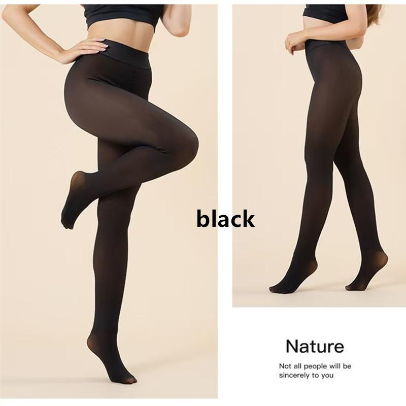 THE ORIGINAL! 4 SHADES • SIZE XS - 3XL • MAGIC FLEECE LINED LEGGINGS • CLOSED FOOT (LOOKS LIKE PANTYHOSE) Winter Comfort Fleece Tights Available in Plus Size and Brown Fur Womenswear Women