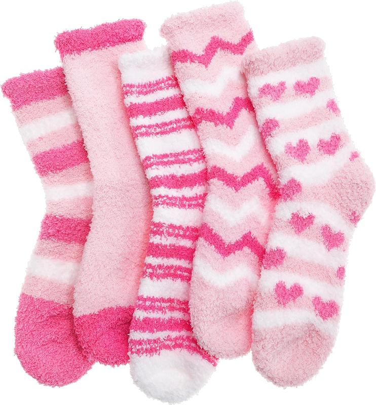 Womens Fuzzy Socks Cozy Fluffy Winter Cabin Slipper Warm Fleece Soft Thick Comfy Socks