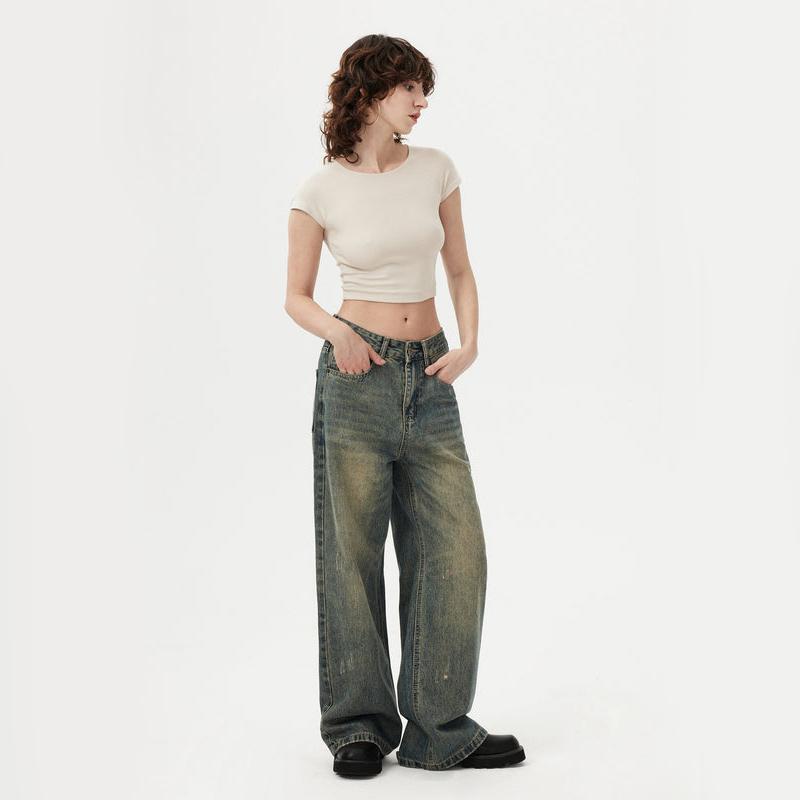 Aelfric Eden Solid Vintage Loose Jeans