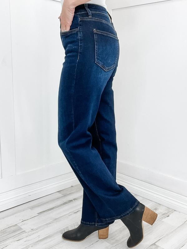 Vervet Dark Denim 90's Vintage Hi-Rise Loose Jean