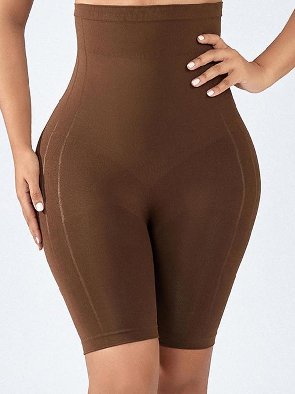 Women's Solid High Waist Shapewear Shorts, Tummy Control Butt Lifting Slimmer Sculpting Shapewear Bottoms, Waist Trainer Women Body Shapewear, Shapewear Tummy Control, Summer Clothes Women