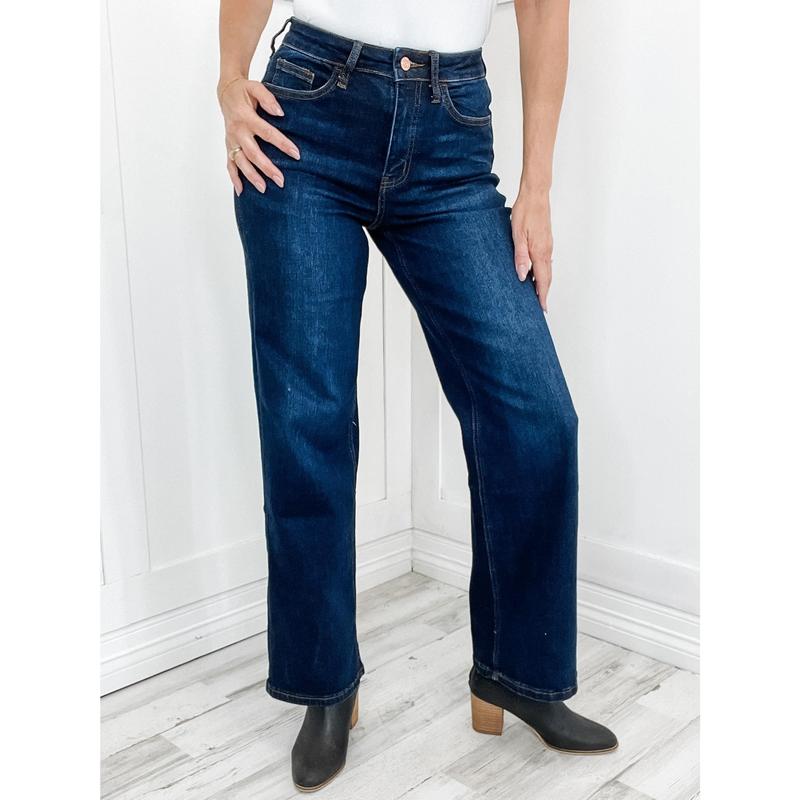 Vervet Dark Denim 90's Vintage Hi-Rise Loose Jean