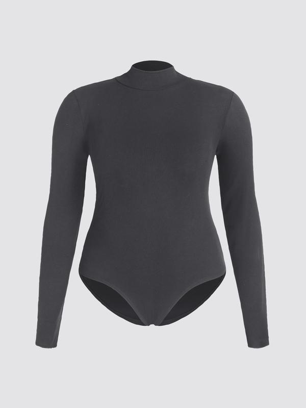 [8 colors, Size 0-26] Solid Turtleneck Bodysuit