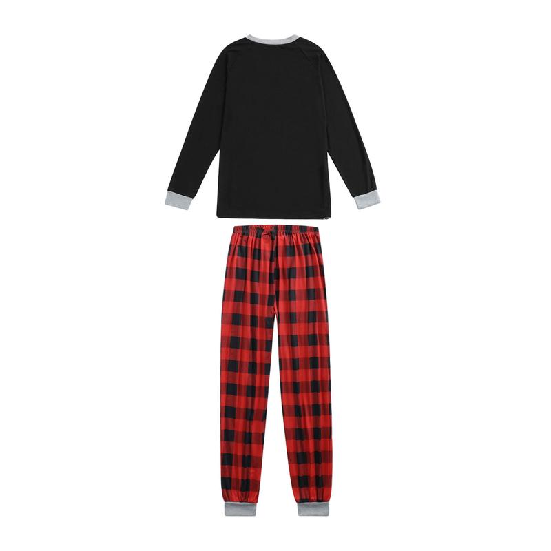 Calsunbaby Christmas Xmas Family Matching Set Pajamas Sleepwear Nightwear Kids Adult Deer Plaid Pyjamas