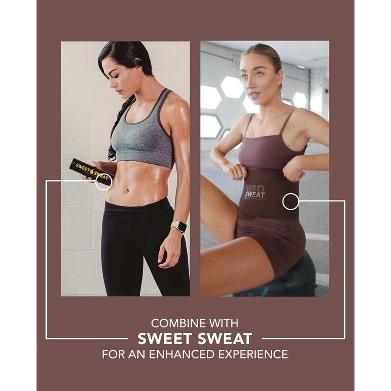 Sweet Sweat Toned Ab Trainer for Women and Men | Premium Waist Trainer Belt to 'Tone' your Stomach Area (Terra, X-Large)