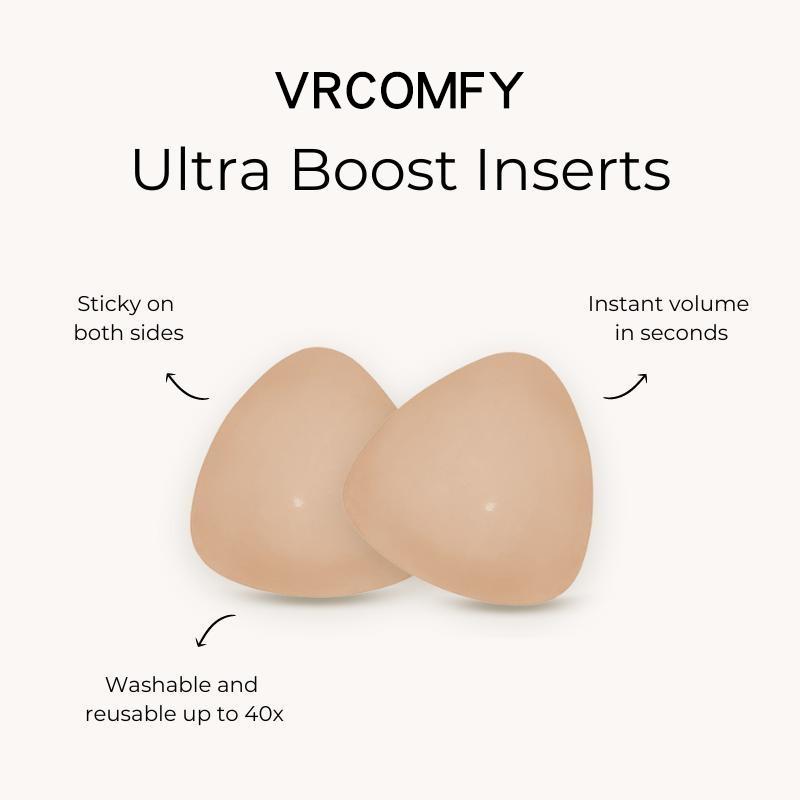 VRCOMFY Sticky Inserts - Instant Lift & Boost, Washable & Reusable, Outfit Enhancer, Bra  Accessories, Womenswear