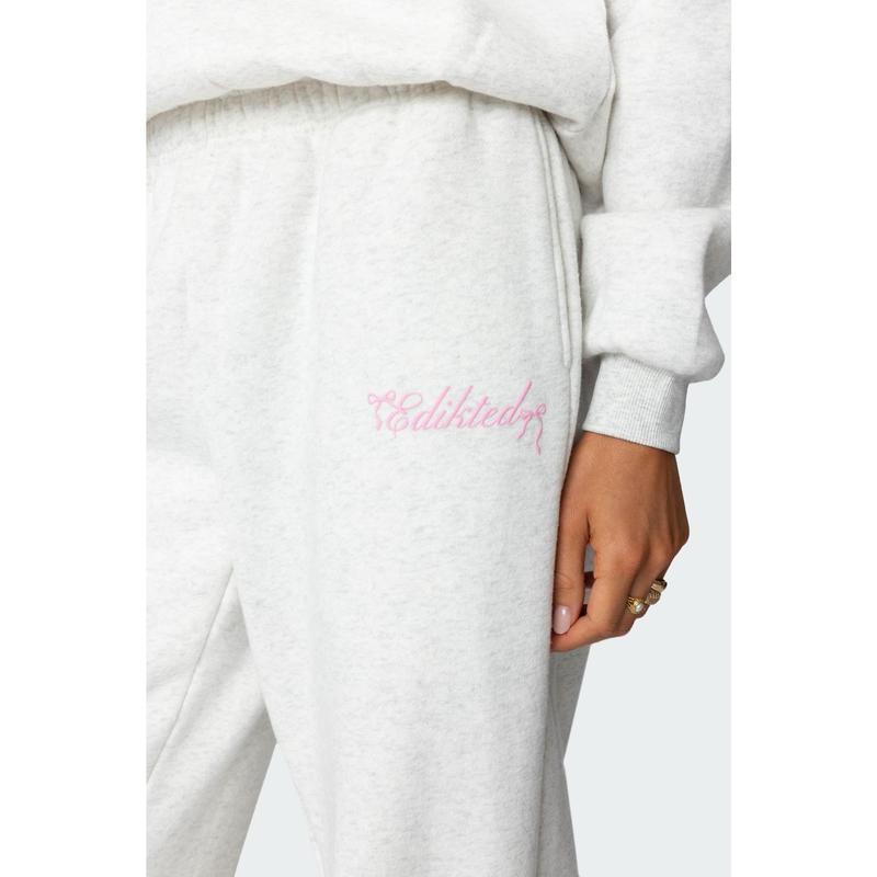 Sasha Bow Detail Sweatpants