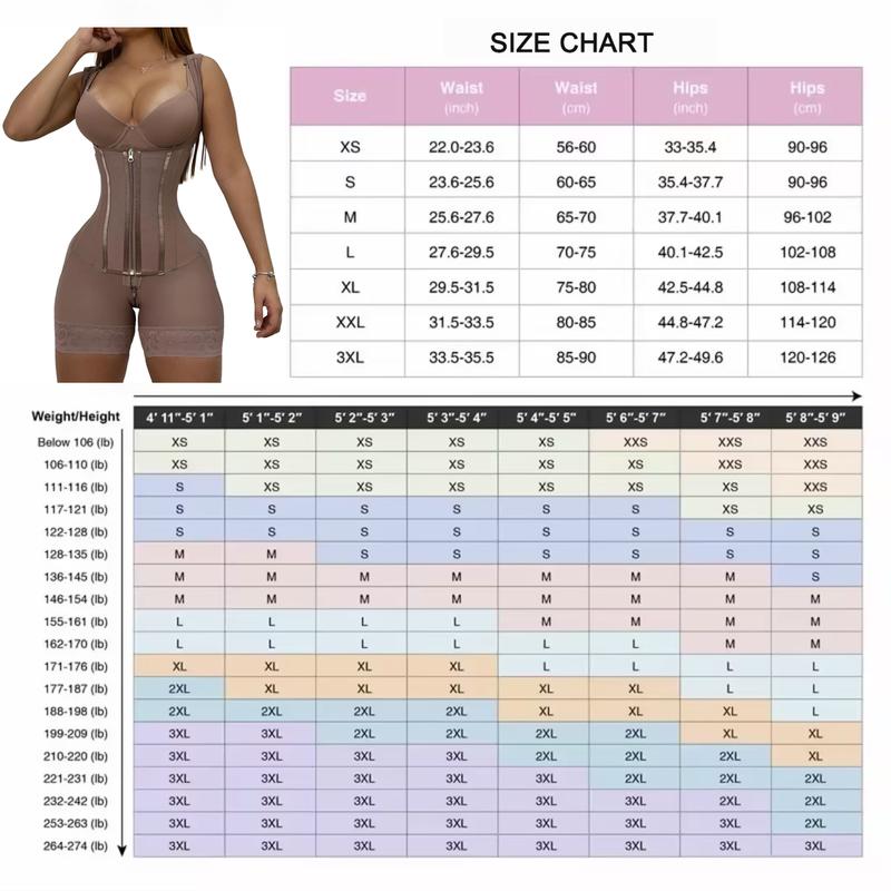 Women BBL Colombianas Shapewear Garment Bodysuit