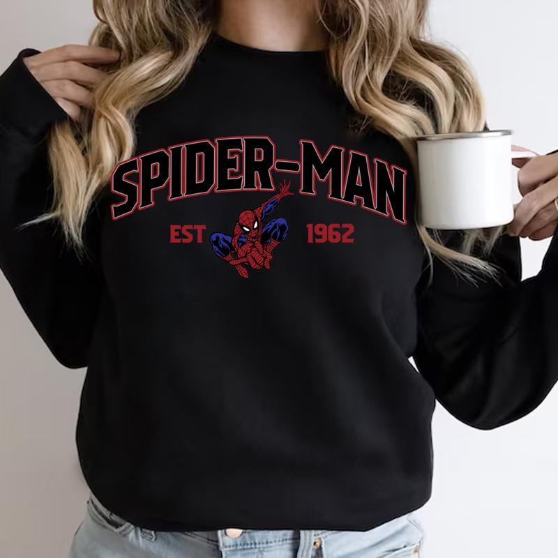 #SpiderMann Cartoon Graphic Tee, Sweatshirt, Hoodie, Peter Shirt, Trending Sweatshirt, Gift for Everyone